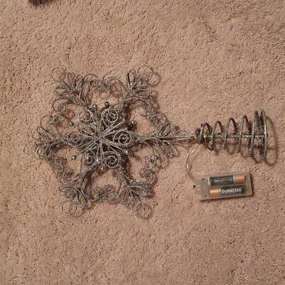 Light Up Christmas Tree Topper